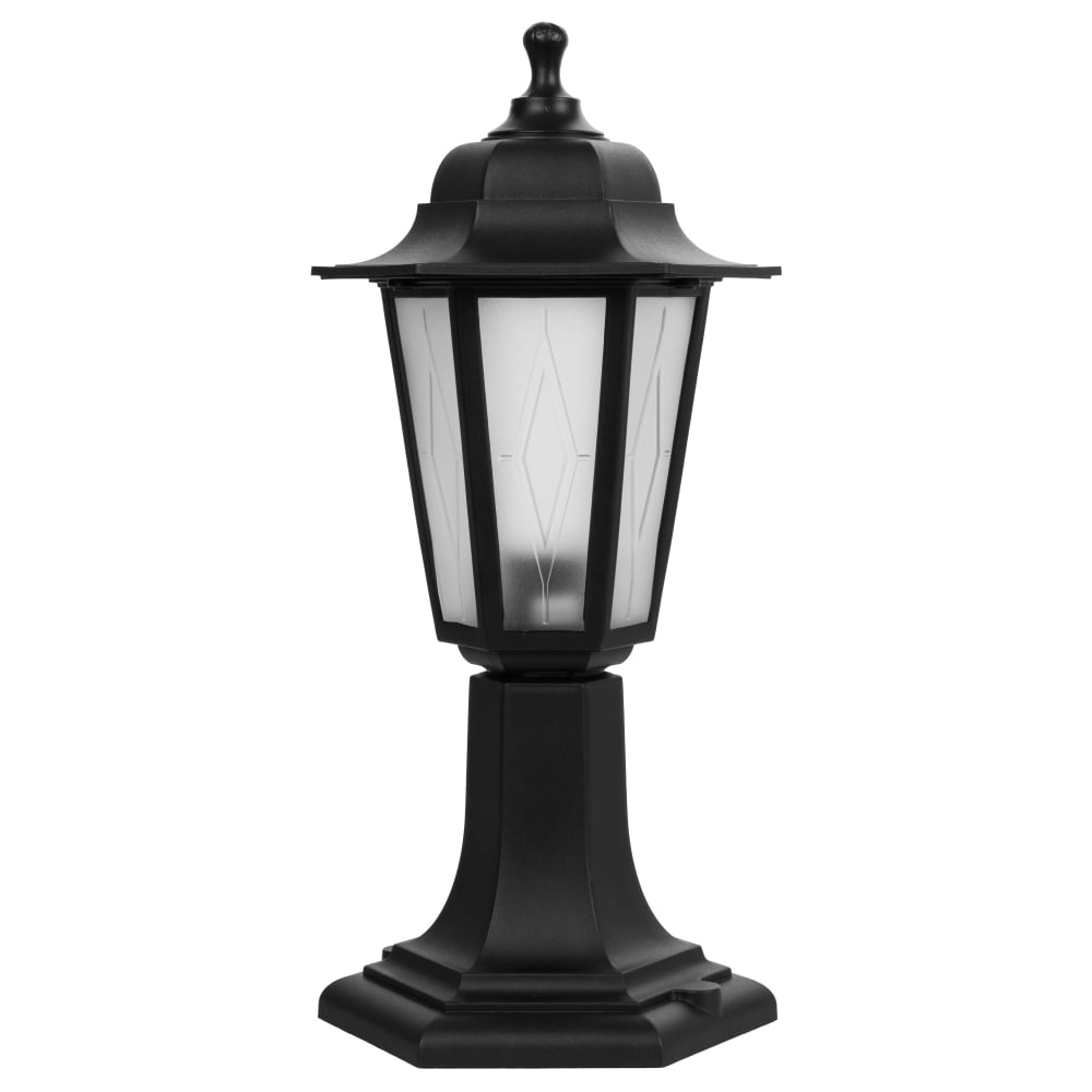 Изображение товара Светильник уличный шестигранник TDM ELECTRIC, стойка, пластик, рассеиватель пластик, черный SQ0330-0762