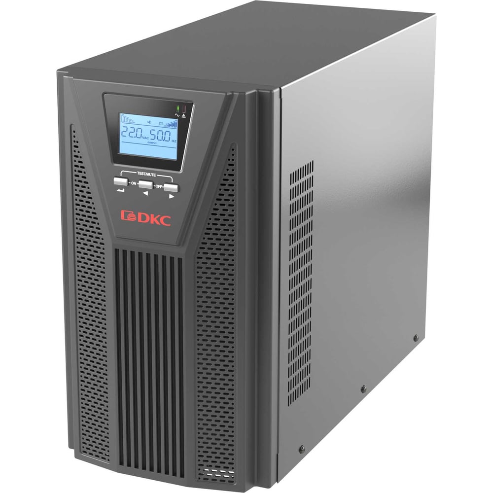 Изображение товара Источник бесперебойного питания DKC Small Tower 2000 ВА 1800 Вт с USB RS232 RJ45