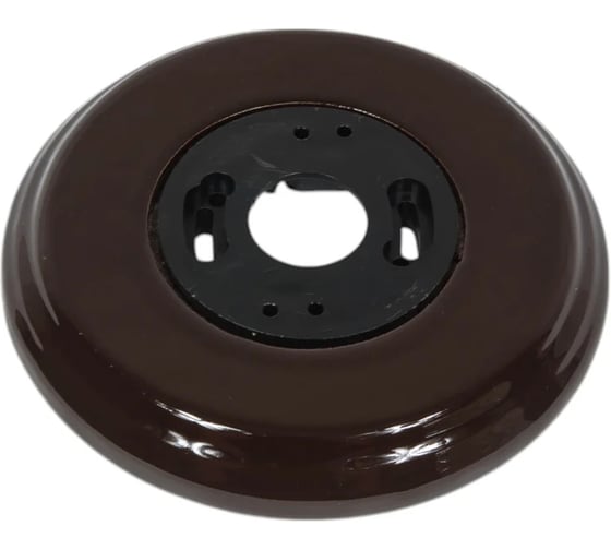 Изображение товара Рамка Electraline 1 постовая, керамика, цвет коричневый BF2-610-02