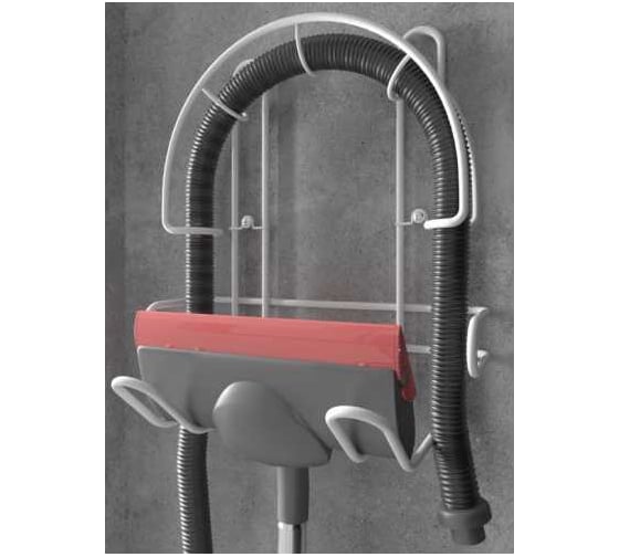 Изображение товара Держатель для шланга пылесоса  310х330х150 мм, белый НАЙДИ DP-27