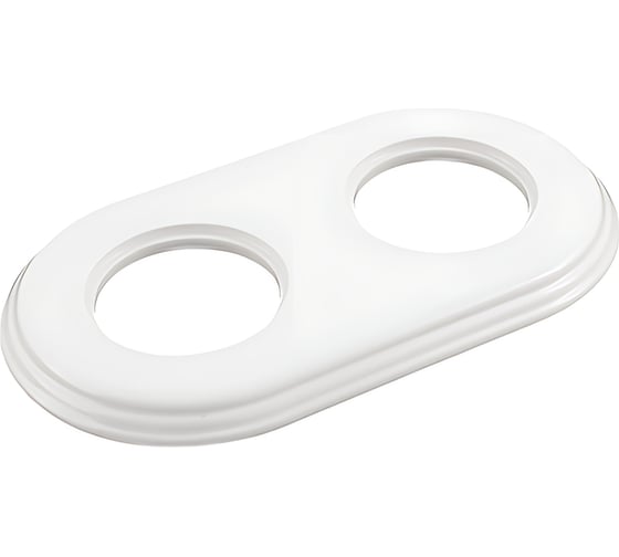 Изображение товара Рамка Electraline 2 постовая, керамика, цвет белый BF2-620-01