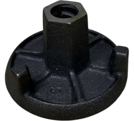 Изображение товара Гайка черная трехрожковая Monolit 90мм (упак. 50 шт) 5005