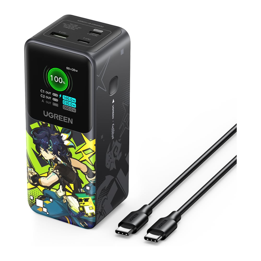 Изображение товара Power Bank UGREEN Nexode 20000mAh Fast Charging 130W Genshin Impact Black