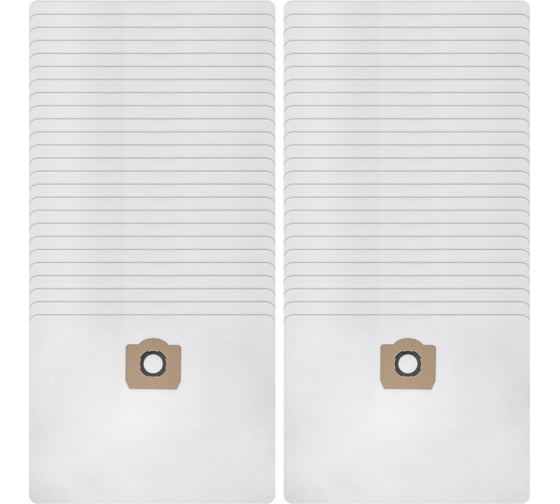 Изображение товара Мешки для Dexter VOD 1420, Hitachi WDE 1200, Bort BSS-1518, Kress 1200, до30л, 50шт, ROCKSTAR R4(50)