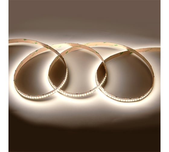 Изображение товара Лента светодиодная General Lighting Systems Premium GLS-2835-240-22-24-IP20-PRM-3, 5 метров, 22Вт/м, 24В, 10мм, 240 диодов/м, 22 Лм/чип, 3000К - теплый белый 502243