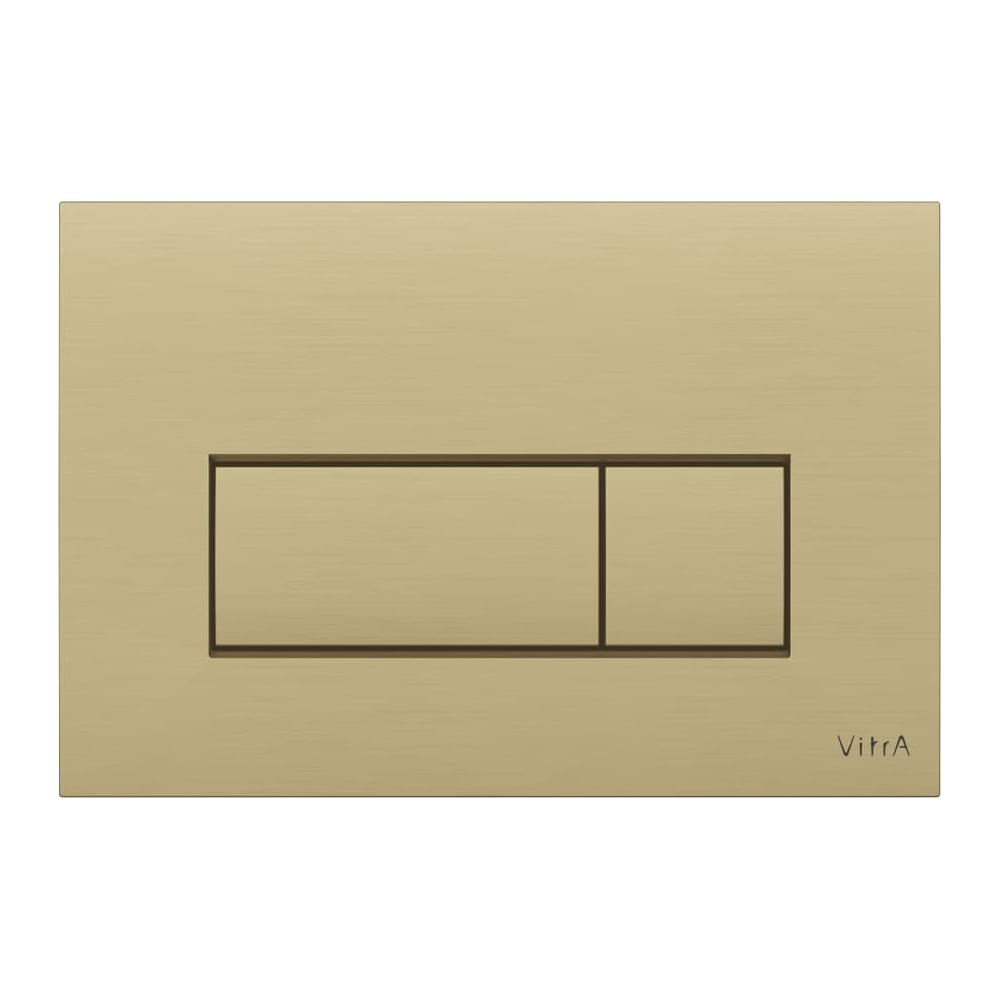 Изображение товара Панель смыва Vitra Root SquAre, браш. Золото 740-2325