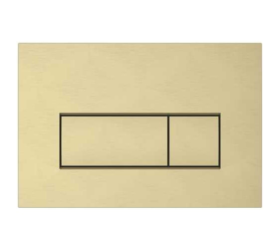 Изображение товара Панель смыва Vitra Root SquAre, браш. Золото 740-2325