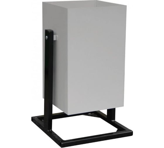 Изображение товара Урна металлическая ООО "ПК ХозЦентр" 24л. квадратное основание СИ-01844