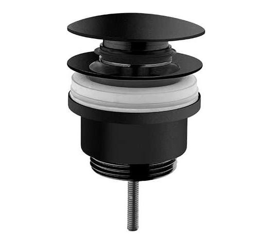 Изображение товара Донный клапан для раковины Vitra (нажим), черный матовый A4514936WTC
