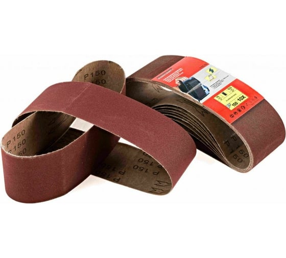 Изображение товара Лента абразивная бесконечная (75x533 мм; Р100; 10 шт) Orientcraft OCEB75533100