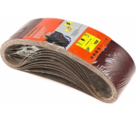 Изображение товара Лента абразивная бесконечная (75x533 мм; Р180; 10 шт) Orientcraft OCEB75533180