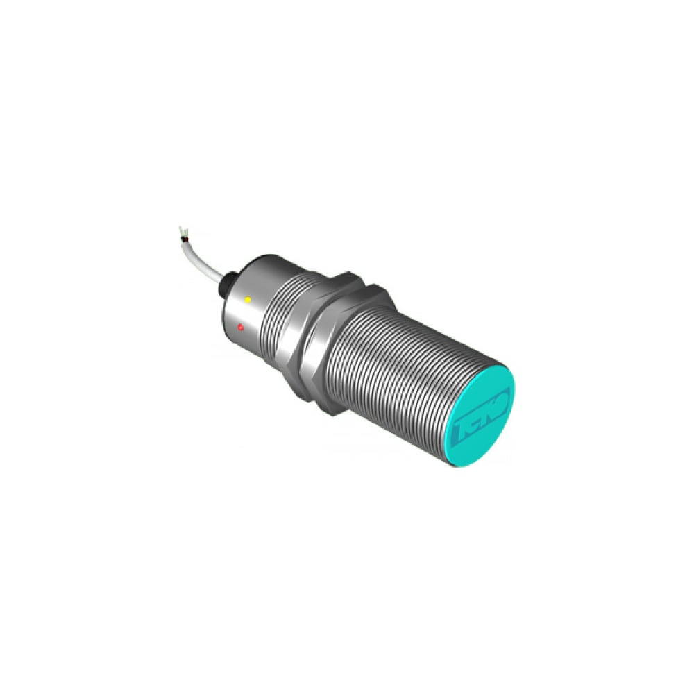 Изображение товара Датчик контроля минимальной скорости ТЕКО IV2B AF81B5-43P-10-LZ Sn=10 мм,корпус М30x1,5 Алюминий заподлицо,10...30DC NС/NO PNP, IP65,кабель, 00-00038441
