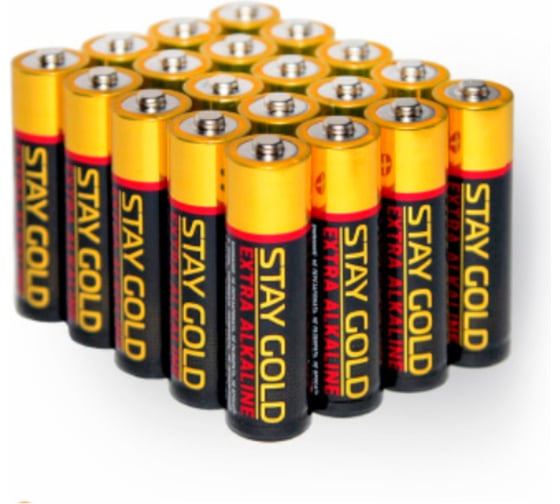 Изображение товара Батарейки STAY GOLD АА алкалиновые, набор 20шт SG-AA-20