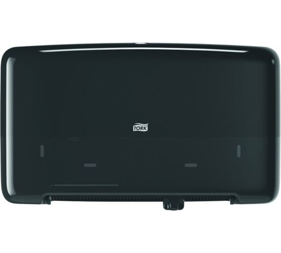 Изображение товара Двойной диспенсер для туалетной бумаги в мини-рулонах TORK черный 555508