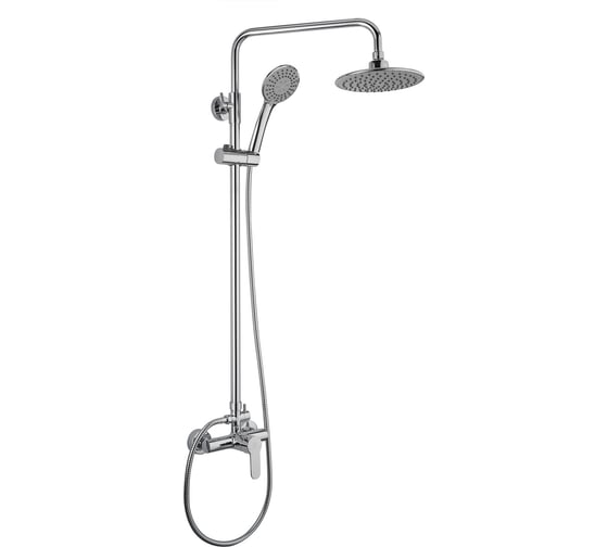 Изображение товара Смеситель для душа одноручковый AQUEDUC 345389 с верхней душевой лейкой Тропический дождь латунь /5 ЭК000145389