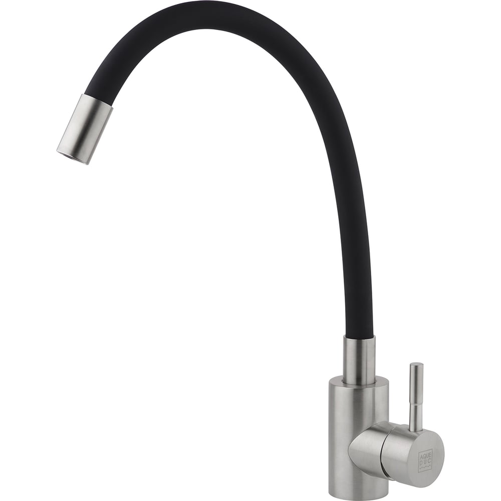 Изображение товара Смеситель на раковину AQUEDUC 345321 однорычажный черный нержавеющая сталь