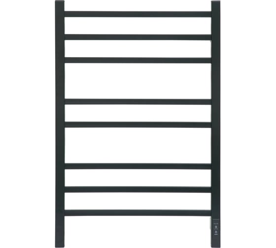 Изображение товара Электрический полотенцесушитель Тера Классика Квадро 500x800, диммер, скр.унив., черный ПСН-18-03д.ч