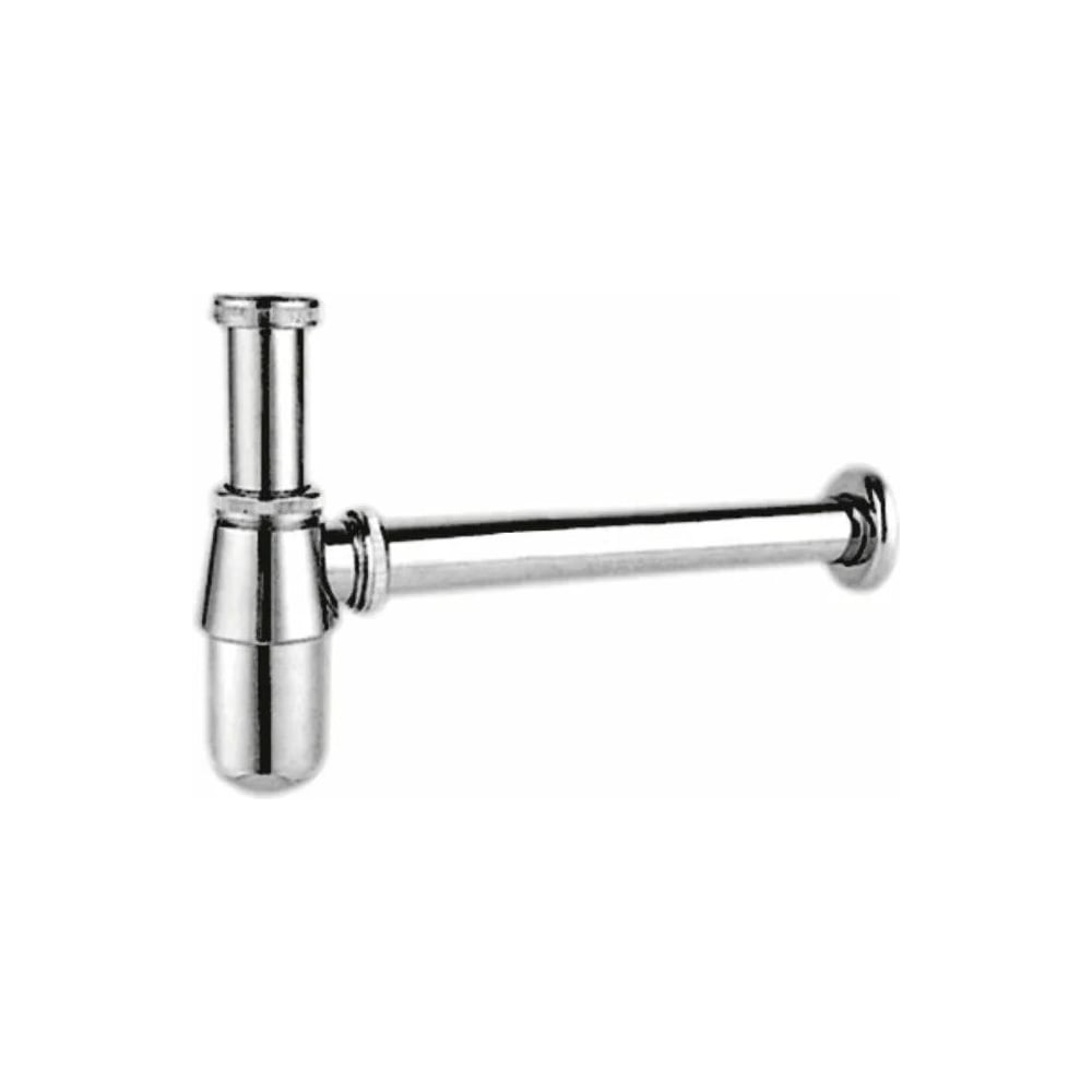 Изображение товара Сифон D-Lin D61212 из нержавеющей стали для умывальника хром