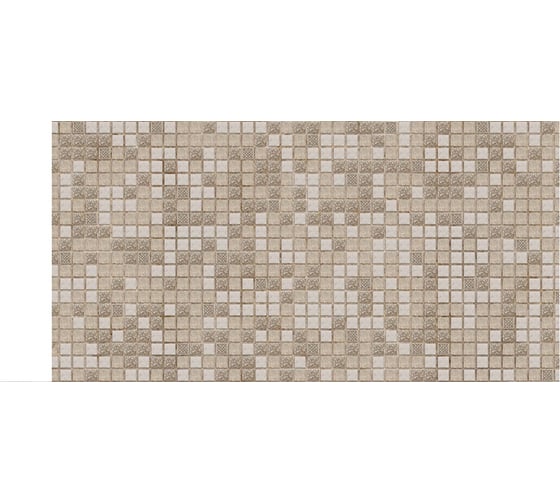 Изображение товара Панель на стену из ПВХ GRACE (Мозаика Коричневая с узорами, 955х480 мм) УТ000031954