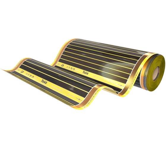 Изображение товара Пленочный теплый пол Tökk Самрег. РТС ТОКК 230Вт/м.кв., ширина 1,0 м, 5 м.п. Пленка_ТОКК_100см_5мп