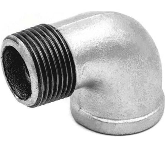 Изображение товара Угольник переходной BTI чугун оцинкованный, 1 ВР/НР, 5 шт 1714 100 22I5