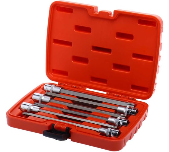 Изображение товара Набор головок JTC с насадкой 1/2 удлиненные (в кейсе) 6 предметов T40-T70 JTC-7257