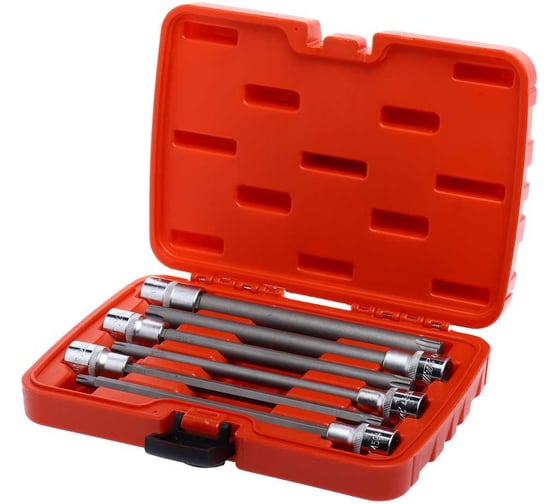 Изображение товара Набор головок JTC с насадкой 1/2 удлиненные (в кейсе) 6 предметов TP40-TP70 JTC-7259