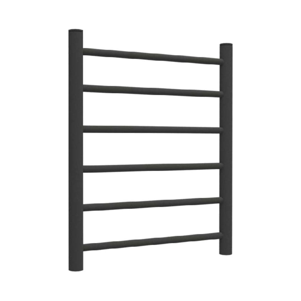 Изображение товара Полотенцесушитель стальной ТЕРМОДИЗАЙН T Steel, лесенка, W=500, H=500, 6 перекладин, 1/2в.р. черный бархат TDTSt001BV