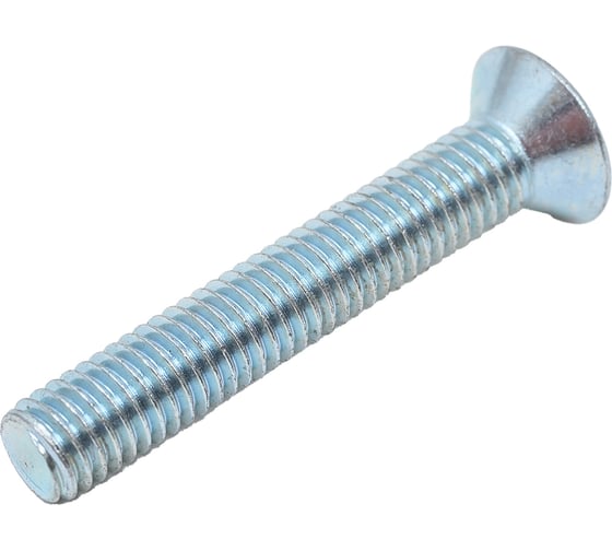 Изображение товара Потайной винт КРЕП-КОМП цинк, DIN965, 5х30, 60 шт. вп530мф