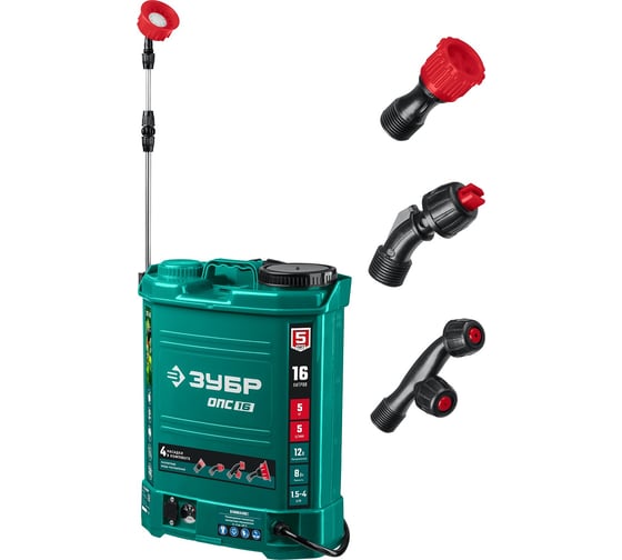 Изображение товара Аккумуляторный опрыскиватель ЗУБР 16 л ОПС-16