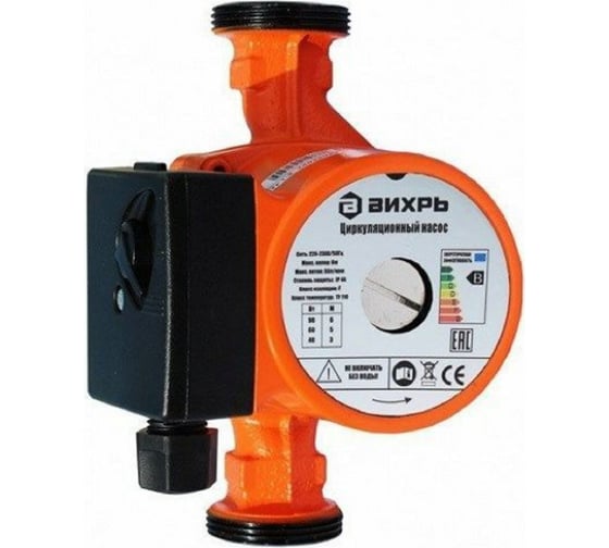 Изображение товара Циркуляционный насос Вихрь ЦН-25-8 ПРОФ 68/7/12