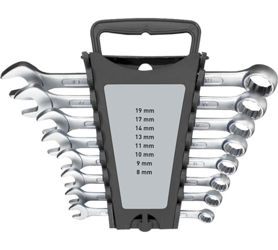 Изображение товара Набор рожковых-накидных ключей с отгибом Eyltool 41 106 6