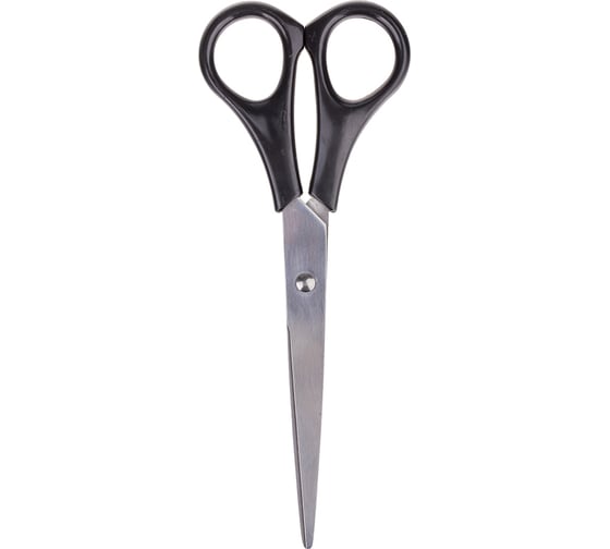 Изображение товара Ножницы Office Space 16,2см, черные ручки, ПВХ чехол с европодвесом S162B_6716