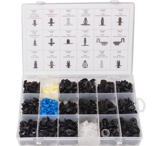 Изображение товара Набор клипс для MAZDA 475 шт в пластиковом органайзере Forsage F-01Z0227(5045)