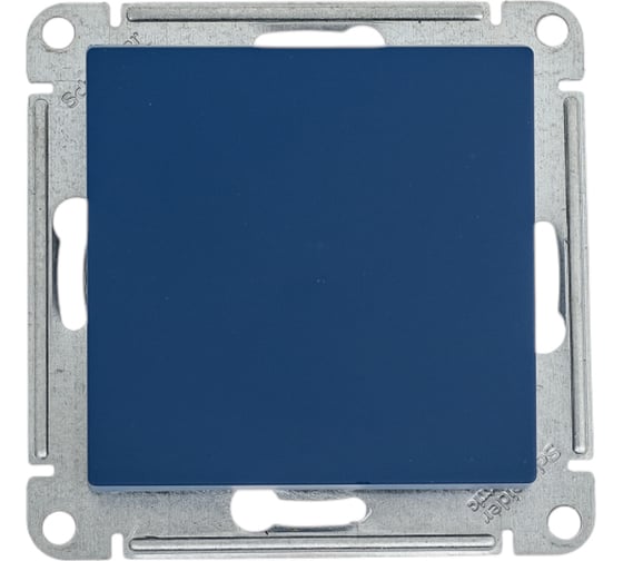 Изображение товара Выключатель с самовозвратом Systeme Electric ATLASDESIGN сх.1, 10АХ, мех., быстрозажим. клем., АКВАМАРИН