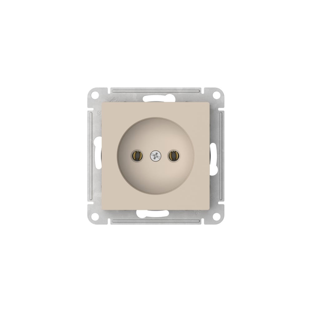Изображение товара Розетка Systeme Electric ATLASDESIGN без заземления, 16А, песочная