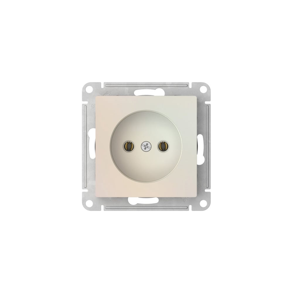 Изображение товара Розетка Systeme Electric ATLASDESIGN без заземления 16А IP20 жемчуг