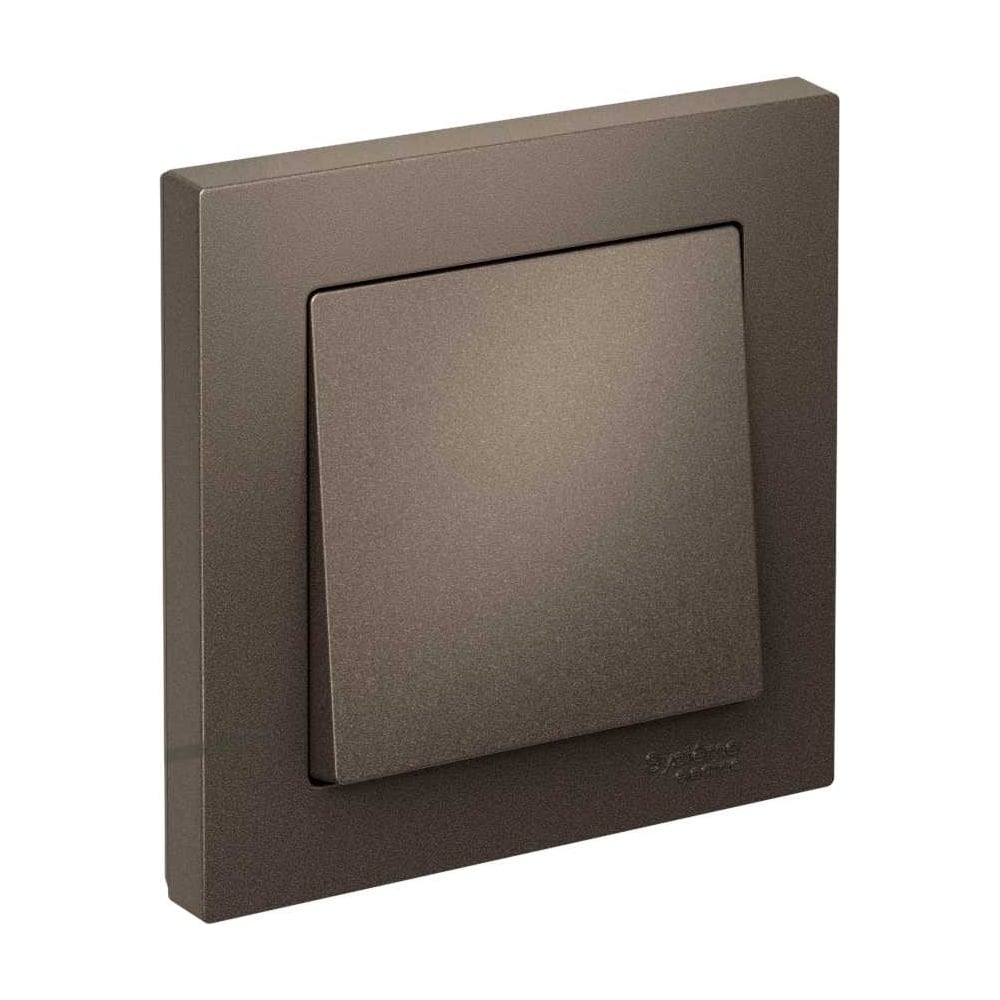 Изображение товара Одноклавишный выключатель Systeme Electric ATLASDESIGN схема 1 10А мокко