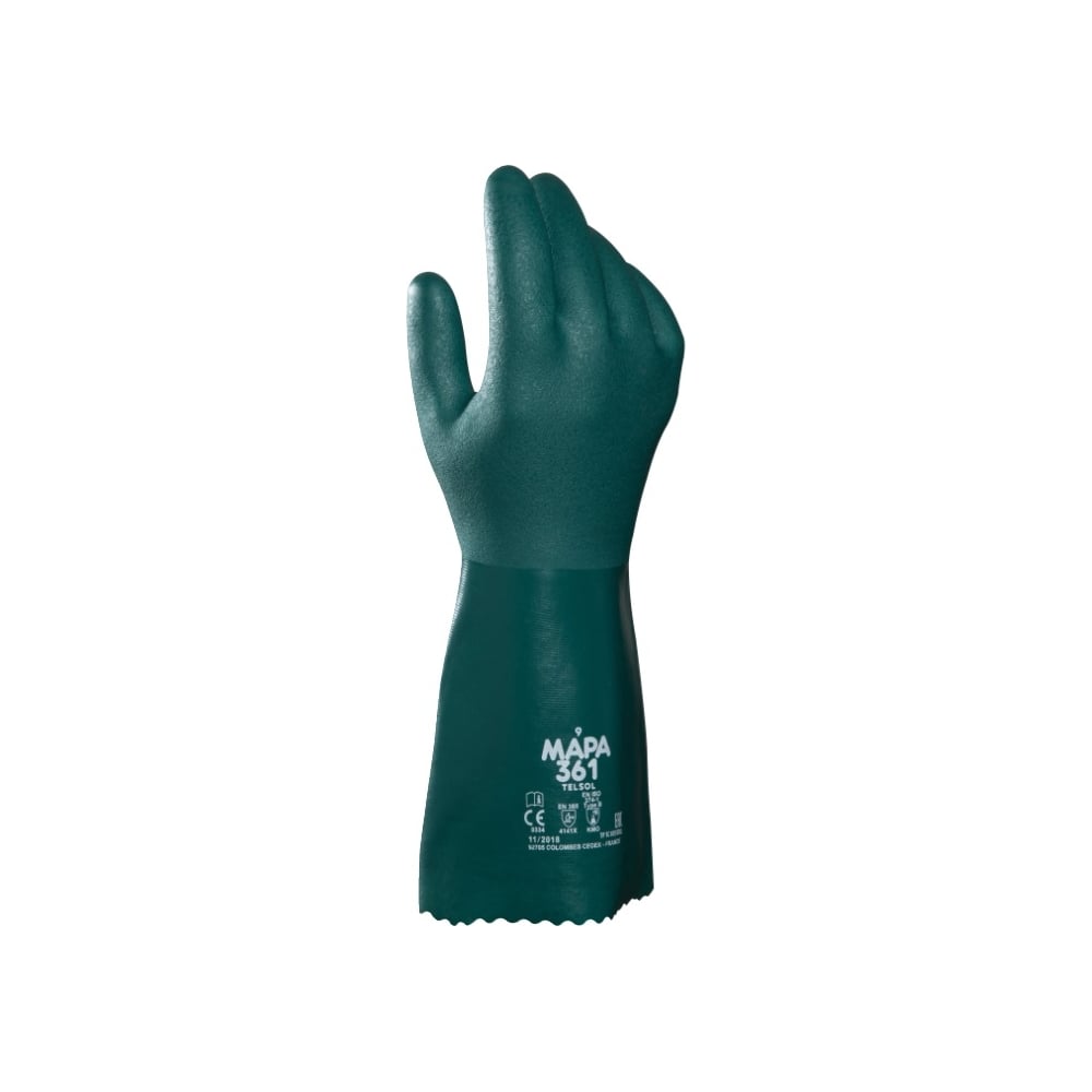 Перчатки MAPA Professional, цвет зеленый, размер 9/L