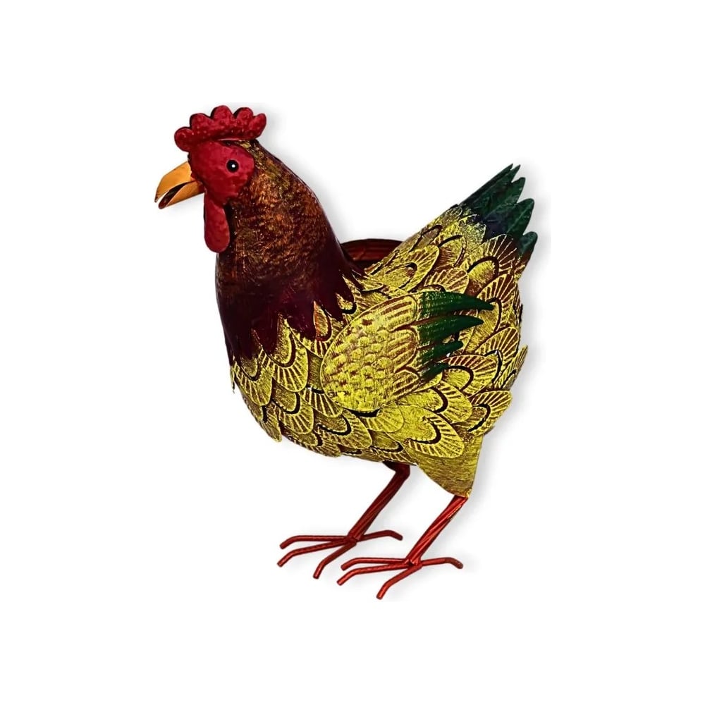 Изображение товара Декор для сада Klesto Курочка деревенская ZQ01376 в разноцветном исполнении
