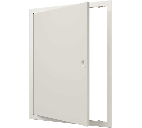 Изображение товара Люк ревизионный EVECS ЛР фланец, 396x496, ручка, 418x518, пластик Ivory Л4050Р Ivory