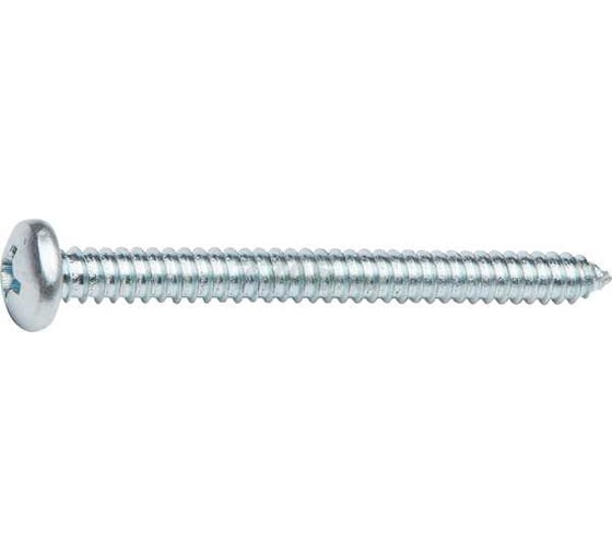 Изображение товара Шуруп STARFIX 5.5x70 мм полусферическая головка, белый цинк, острый, DIN 7981 150 шт в картонной упаковке SMC3-50330-150