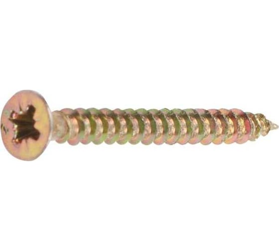 Изображение товара Шуруп STARFIX универсальный 6.0x45 мм желтый цинк 4000 шт в коробе SM-45425-3500