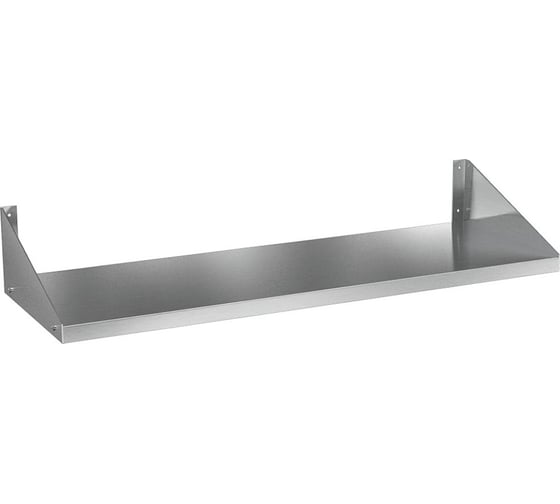 Изображение товара Полка ООО ПФ "ТЕХНО-ТТ" настенная, сплошная, нерж. сталь 0,5-430 ПН-603Н