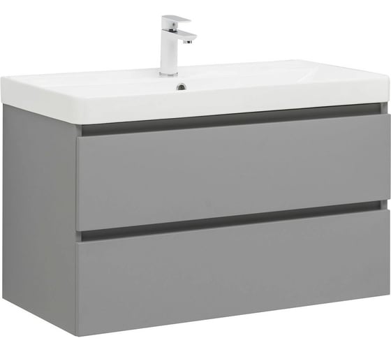 Изображение товара Тумба Aquanet Вега 2.0 90 2 ящика, цв.мисти грин (337962) 00337962