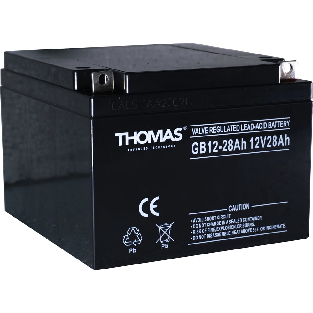 Изображение товара Аккумуляторная батарея THOMAS GB 12-28Ah AGM 12 В для техники