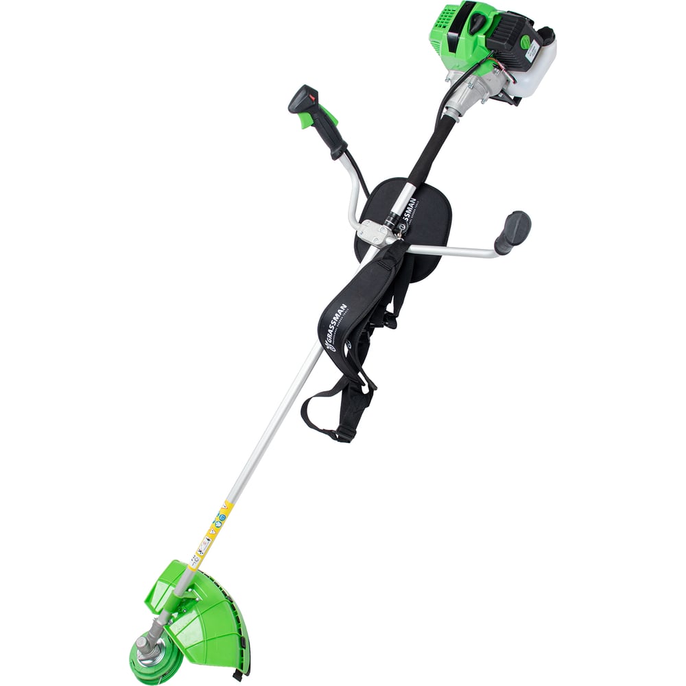 Изображение товара Бензиновый триммер Grassman GT-2500 мощность 2,5 кВт 3,4 л.с., бак 1,2 л, штанга 25.5/42 см