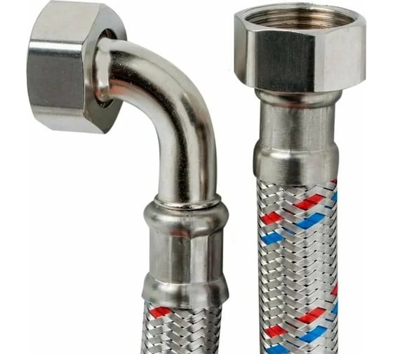 Изображение товара Шланг наливной ООО ПКФ Сварком 1,0м нерж. оплетка СанТех s031557