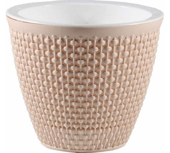 Изображение товара Кашпо bmc Ротанг КШ6470 пудра, 15.5х17 см, 1.6 л 057623