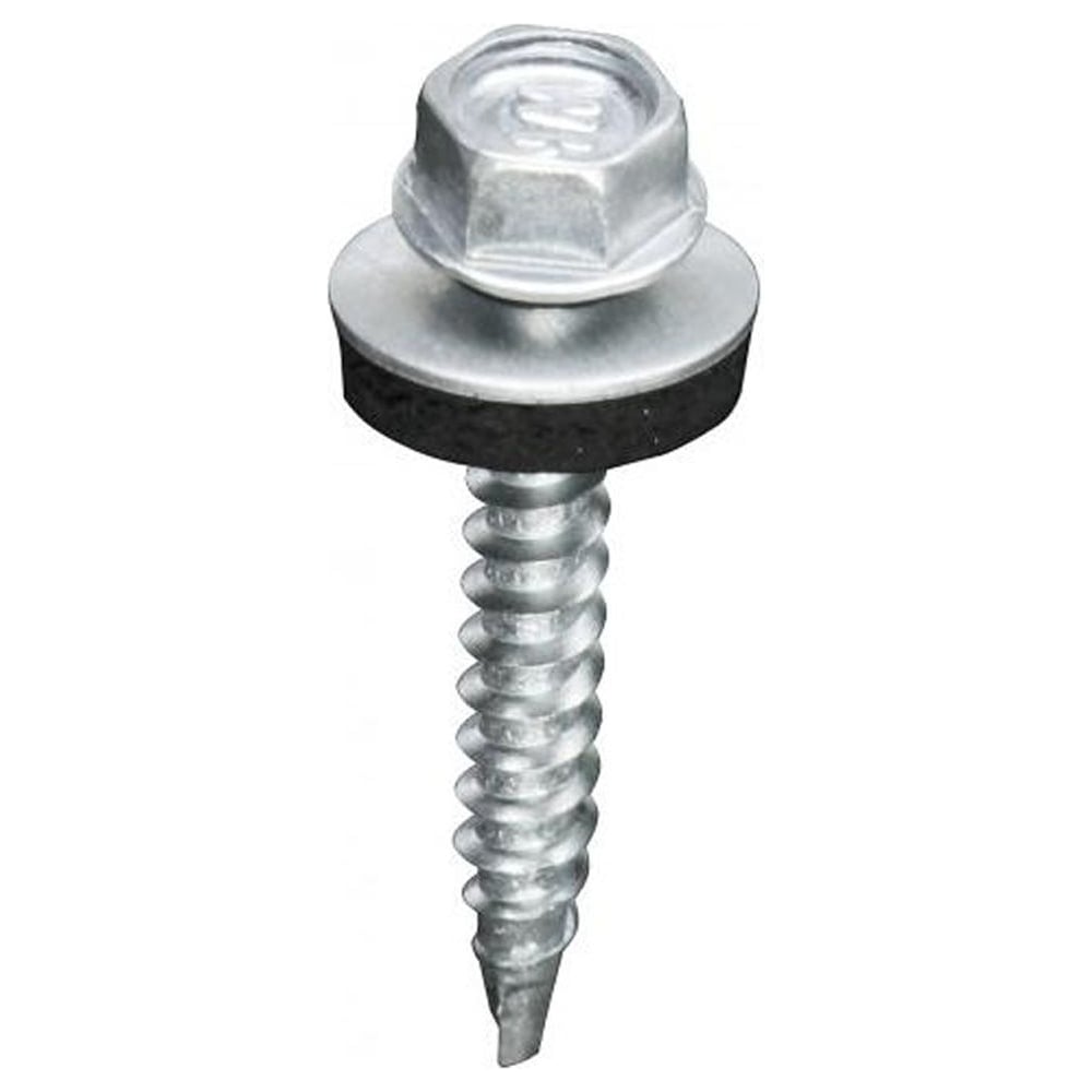 Изображение товара Саморез кровельный 23 Болта 4,8x76 мм с шайбой для кровли и монтажа